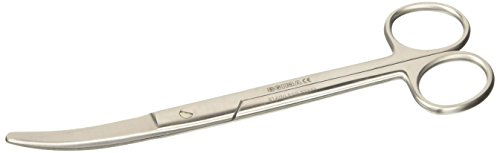 Gima - Gebogene Chirurgische Schere, Spitze/Stumpfe Ende, Länge 18 cm, aus Edelstahl Gima - Gebogene Chirurgische Schere, Spitze/Stumpfe Ende, Länge 18 cm, aus Edelstahl von GIMA