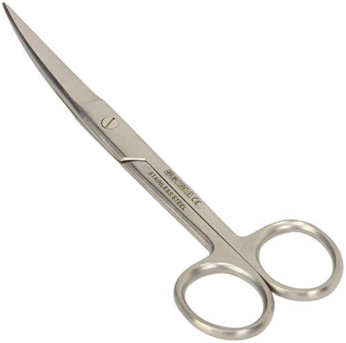 Gima - Gebogene Chirurgische Schere, Spitze Ende, Länge 20 cm, aus Edelstahl Gima - Gebogene Chirurgische Schere, Spitze Ende, Länge 20 cm, aus Edelstahl von GIMA