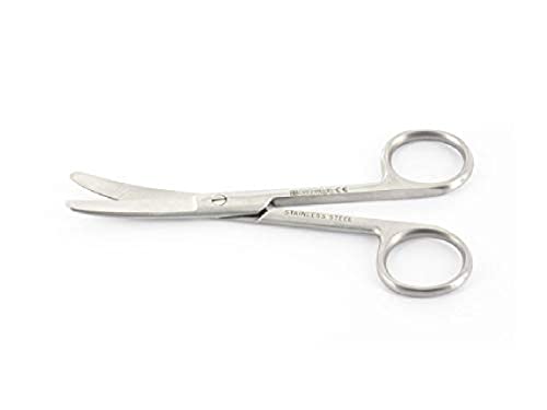 Gima - Gebogene Chirurgische Schere, Stumpfe Ende, Länge 14.5 cm, aus Edelstahl Gima - Gebogene Chirurgische Schere, Stumpfe Ende, Länge 14.5 cm, aus Edelstahl von GIMA