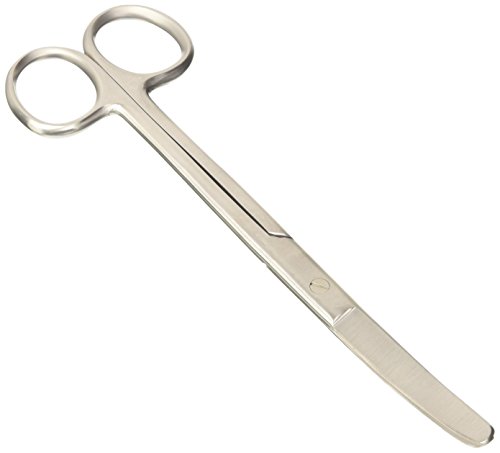Gima - Gebogene Chirurgische Schere, Stumpfe Ende, Länge 20 cm, aus Edelstahl von GIMA