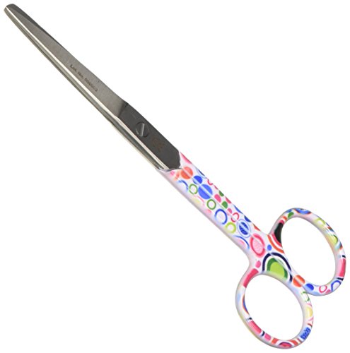Gima - Gerade Schere für Krankenpfleger, spitze/stumpfe, aus rostfreiem Stahl, Blasen-Fantasie, seidenglänzend und pulverbeschichtet, Länge 14 cm, zum professionellen Gebrauch Gima - Gerade Schere für Krankenpfleger, spitze/stumpfe, aus rostfreiem Stahl, Blasen-Fantasie, seidenglänzend und pulverbeschichtet, Länge 14 cm, zum professionellen Gebrauch von GIMA