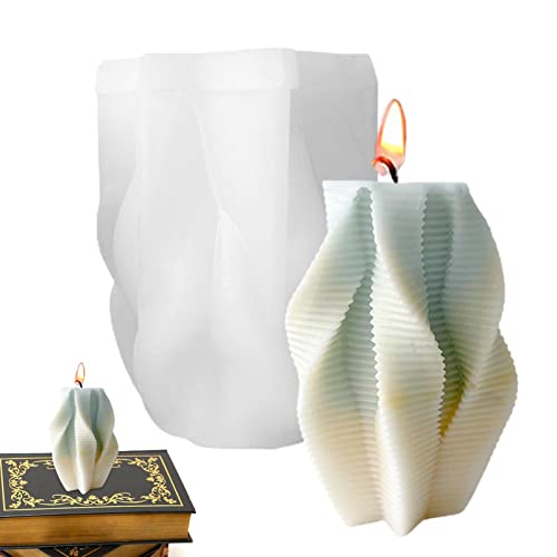 Spirale Kerze Form Kerzenform Zum Gießen Silikon 3D Geometrischer Kerzen Ball Formen Fondant Silikonformen Kerzengießform für Handwerk Ornamente Duftkerze Handgemachte Seife Kerzen von GIMOCOOL