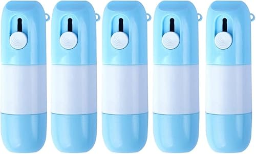 GINGER TECH Thermo-Papier-Korrekturflüssigkeit mit Ausboxmesser, 2-in-1 tragbare Anwendung, Klebestift, Anti-Auslaufschutz, Korrekturflüssigkeit für Paket-Etiketten, Rechnungen (5 Stück) von GINGER TECH