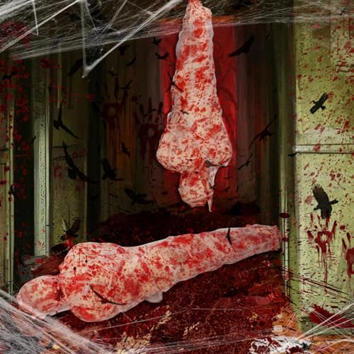 2 Sätze Halloween Gefälschte Leichen Requisiten - Hängende Leiche - Halloween Leichensack Set,Halloween Deko Gruselig, Dekoration Requisiten für Tote Opfer Spukhaus Deko 2 Sätze Halloween Gefälschte Leichen Requisiten - Hängende Leiche - Halloween Leichensack Set,Halloween Deko Gruselig, Dekoration Requisiten für Tote Opfer Spukhaus Deko von GIONAR