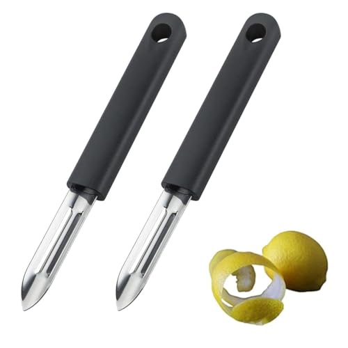 GIONAR 2 Stück Kartoffelschäler, Sparschäler, Gemüseschäler, 17 cm Edelstahl Teilmattiert Potato Peeler Profi Sparschäler, Multifunktionsschäler für Kartoffeln, Gurken, Karotten, Gemüse GIONAR 2 Stück Kartoffelschäler, Sparschäler, Gemüseschäler, 17 cm Edelstahl Teilmattiert Potato Peeler Profi Sparschäler, Multifunktionsschäler für Kartoffeln, Gurken, Karotten, Gemüse von GIONAR