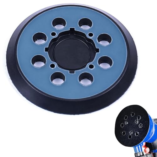 GIONAR 125mm Haftschleifteller Schleifteller Teller Klett 8 Loch für Makita Exzenterschleifer BO5021, BO5041, BBO180, DBO180, MT924 GIONAR 125mm Haftschleifteller Schleifteller Teller Klett 8 Loch für Makita Exzenterschleifer BO5021, BO5041, BBO180, DBO180, MT924 von GIONAR