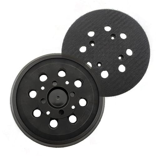 GIONAR Schleifteller 125mm hat 8 Löcher und 4 Augen, PU Schleifplatte Zubehör Für Bosch PEX 300/400 AE Exzenterschleifer Poweka, in Tischlerei Garage oder Industrieumgebungen, Schwarz GIONAR Schleifteller 125mm hat 8 Löcher und 4 Augen, PU Schleifplatte Zubehör Für Bosch PEX 300/400 AE Exzenterschleifer Poweka, in Tischlerei Garage oder Industrieumgebungen, Schwarz von GIONAR