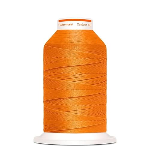 Gütermann Outdoor 40 Garn zum Annähen von Markisen für Außen, Sofas, UV-beständig (1625 Orange) von GIORGETTI STRASS