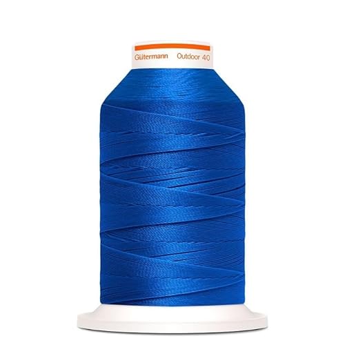 Gütermann Outdoor 40 Garn zum Annähen von Markisen für Außen, Sofas, UV-beständig (6655 Bluette) von GIORGETTI STRASS