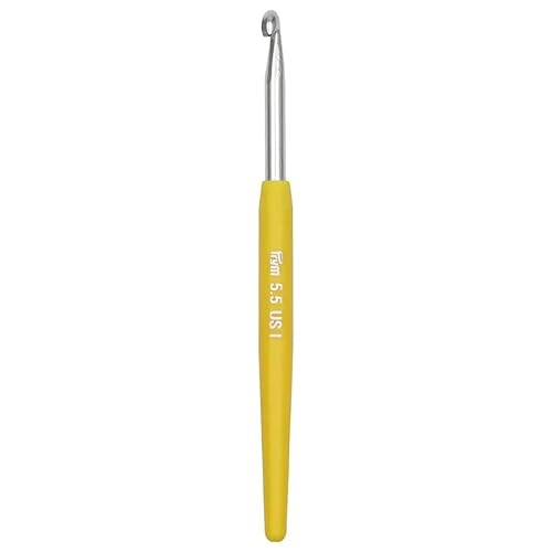 Prym Häkelnadel 5,5mm 14cm für Wolle Aluminium silber Griff gelb Prym Häkelnadel 5,5mm 14cm für Wolle Aluminium silber Griff gelb von GIORGETTI STRASS