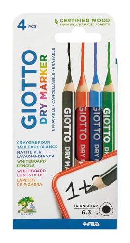 GIOTTO Dry Marker Whiteboardmarker, Blister 4 Stück GIOTTO Dry Marker Whiteboardmarker, Blister 4 Stück von GIOTTO