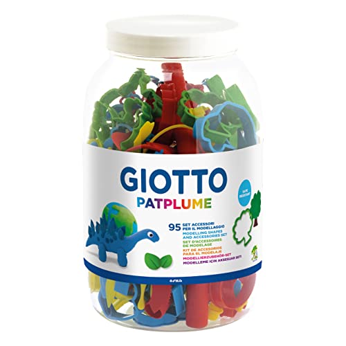 GIOTTO Patplume Modelliermasse Zubehör und Werkzeuge Schulpaket 95 Werkzeuge Ideal für Kinder, Partys und Schulen von GIOTTO