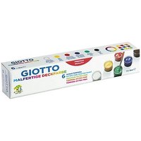 GIOTTO Schulmalfarben farbsortiert 6x 18,0 ml von GIOTTO