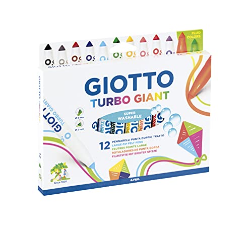 Giotto Turbo Giant Mehrfarbig Filzstift – Stifte (Mehrfarbig, Mehrfarbig) von GIOTTO