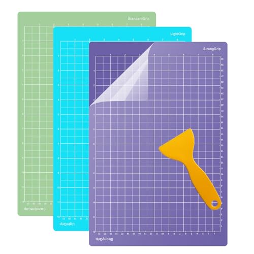 Schneidemattes für Cricuts GIOVARA 3 Pack Schneidematte 8.5 * 21.6 cm x 30.5 cm Cricuts Matten, Cricut Schneidemattes für Silhouette Cameo für Cricut Joy Xtra Schneidemaschines Variety Grip Mat Schneidemattes für Cricuts GIOVARA 3 Pack Schneidematte 8.5 * 21.6 cm x 30.5 cm Cricuts Matten, Cricut Schneidemattes für Silhouette Cameo für Cricut Joy Xtra Schneidemaschines Variety Grip Mat von GIOVARA