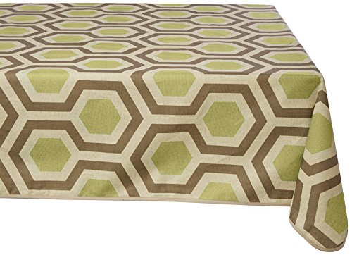 GIRONES Sechseck Buche und Walnuss Fleckenabweisende Tischdecke, Baumwolle, Mehrfarbig, 140 x 200 cm GIRONES Sechseck Buche und Walnuss Fleckenabweisende Tischdecke, Baumwolle, Mehrfarbig, 140 x 200 cm von GIRONES