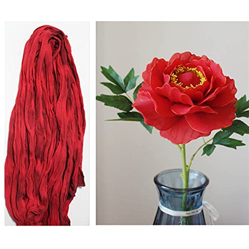 GIVBRO 2 Stück Farbverlaufsstoff aus Nylon, Blumenmaterial, dick, DIY-Netzstoff, Zubehör für Blumenstrauß, Puppenkleidung Herstellung (#B) von GIVBRO