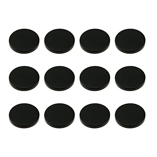 GIVBRO 25 mm Nähknöpfe Ersatz Hemd Mantel Knopf Blazer Manschettenknöpfe Kurzwaren DIY Zubehör Schwarz 12 Stück von GIVBRO