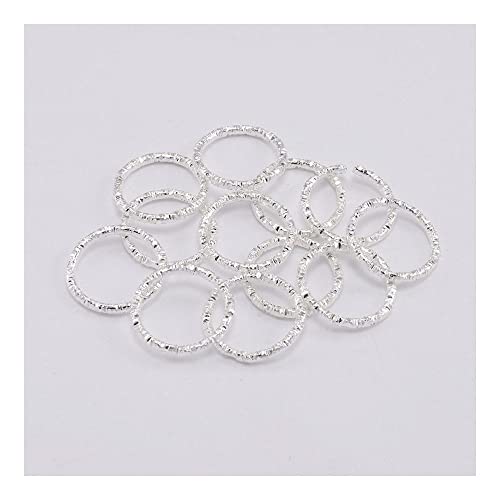 GIVBRO 50 Stück offene Biegeringe runde Schlüsselringe für DIY Handwerk Schmuck Schlüsselanhänger Herstellung Zubehör Silber, 20 mm von GIVBRO