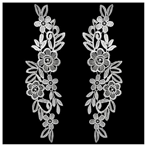 GIVBRO Aufnäher, bestickt, Blumenapplikationen, Spitze, für Hochzeitskleid, Hemden, Dekoration, Kostüm, DIY-Zubehör, Weiß GIVBRO Aufnäher, bestickt, Blumenapplikationen, Spitze, für Hochzeitskleid, Hemden, Dekoration, Kostüm, DIY-Zubehör, Weiß von GIVBRO