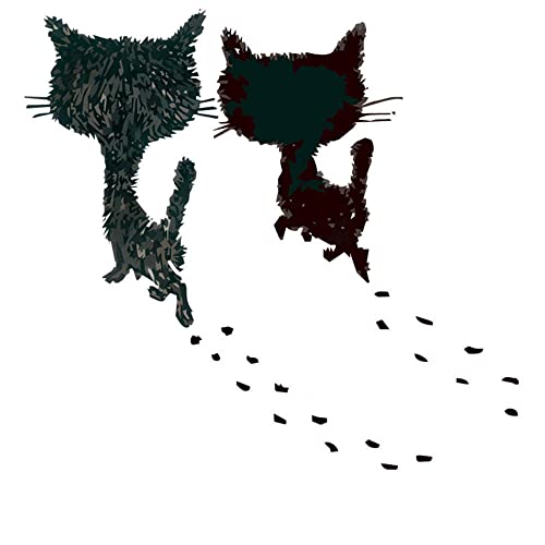 GIVBRO Bügelbild Patches Katzen Applikationen Aufkleber Wärmeübertragung Patches Bügelflicken für T-Shirt DIY Zubehör (#C) von GIVBRO