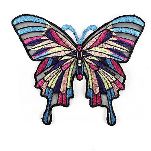 GIVBRO Aufnäher zum Aufbügeln, Motiv: Schmetterling, bestickt, für Kleidung, T-Shirt, Jacken, Taschen, Jeans, Schuhe, Mützen GIVBRO Aufnäher zum Aufbügeln, Motiv: Schmetterling, bestickt, für Kleidung, T-Shirt, Jacken, Taschen, Jeans, Schuhe, Mützen von GIVBRO