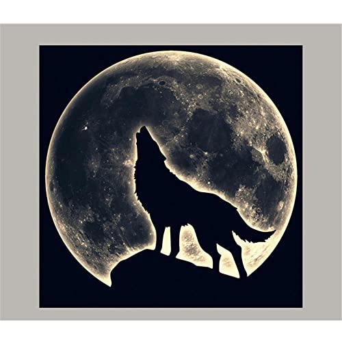 GIVBRO Bügelbild Aufnäher Wolfs Applikationen Aufkleber Heat Transfer Patch für T-Shirt (#E) von GIVBRO