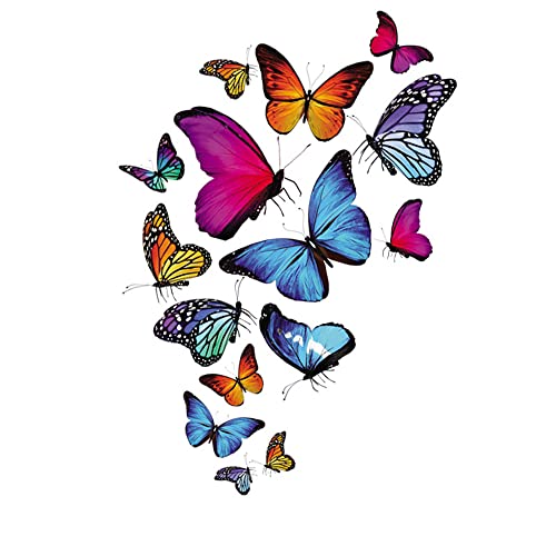 GIVBRO Aufnäher zum Aufbügeln, Wärmetransfer-Aufkleber, Schmetterling, Blumen, Applikation, Aufkleber für Kleidung, T-Shirt, Jacken, Jeans, Rucksäcke GIVBRO Aufnäher zum Aufbügeln, Wärmetransfer-Aufkleber, Schmetterling, Blumen, Applikation, Aufkleber für Kleidung, T-Shirt, Jacken, Jeans, Rucksäcke von GIVBRO