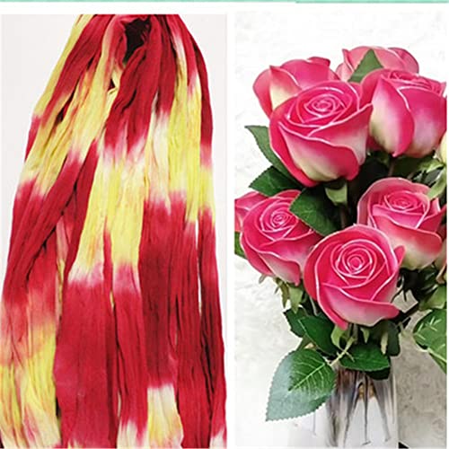 GIVBRO Blumenstrümpfe, Nylon, Zubehör, DIY, Blumenstoff, dreifarbig, mehrfarbig, für Blumen, Puppen, Kleidung, Blumenstrauß, 2 Stück GIVBRO Blumenstrümpfe, Nylon, Zubehör, DIY, Blumenstoff, dreifarbig, mehrfarbig, für Blumen, Puppen, Kleidung, Blumenstrauß, 2 Stück von GIVBRO