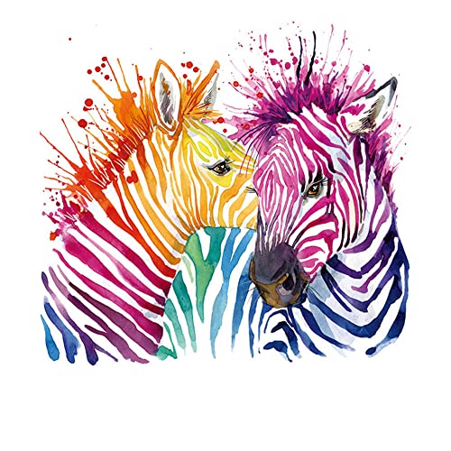 GIVBRO Bügelbilder, Zebra-Applikationen, Aufkleber, Wärmeübertragung, Flicken zum Aufbügeln, für T-Shirt, DIY-Zubehör GIVBRO Bügelbilder, Zebra-Applikationen, Aufkleber, Wärmeübertragung, Flicken zum Aufbügeln, für T-Shirt, DIY-Zubehör von GIVBRO