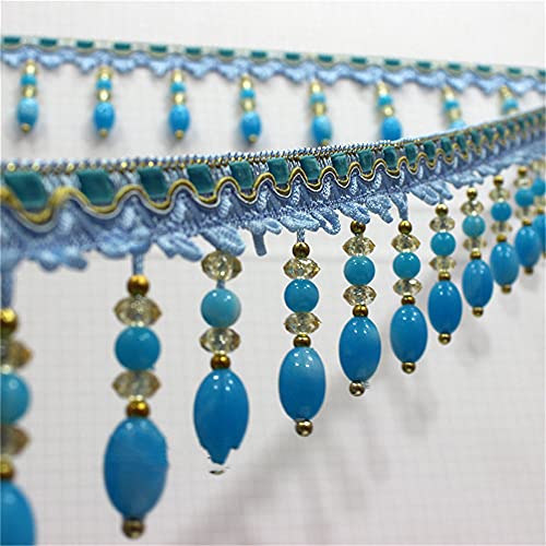 GIVBRO Geflochtene Perlen zum Aufhängen mit Quasten, Fransen, Stoffband, Nähen, Basteln, Vorhang, Tisch, Hochzeit, dekoriert, 91 cm GIVBRO Geflochtene Perlen zum Aufhängen mit Quasten, Fransen, Stoffband, Nähen, Basteln, Vorhang, Tisch, Hochzeit, dekoriert, 91 cm von GIVBRO