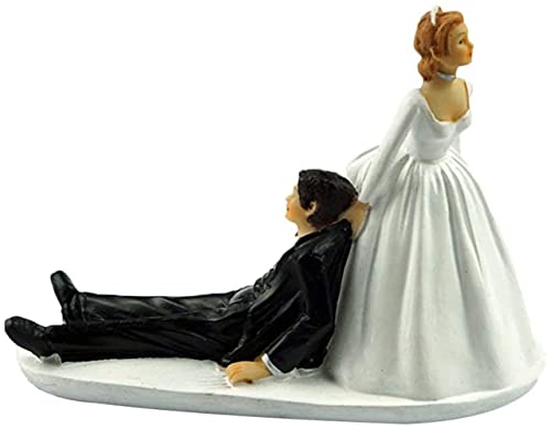 GIVBRO Hochzeitstorten-Topper, lustige Brautpaar-Figur, Humor, Gastgeschenke, einzigartiges Geschenk, Hochzeitstortendekoration GIVBRO Hochzeitstorten-Topper, lustige Brautpaar-Figur, Humor, Gastgeschenke, einzigartiges Geschenk, Hochzeitstortendekoration von GIVBRO