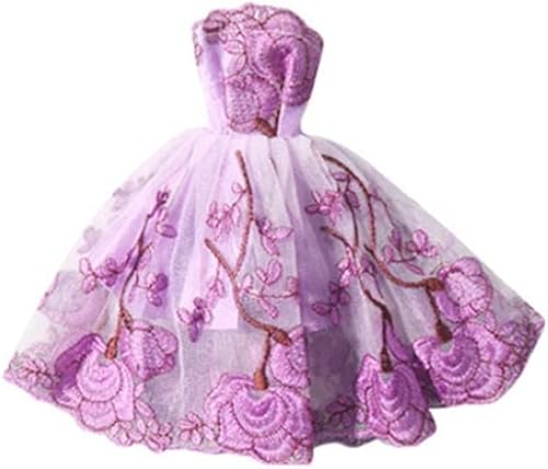 GIVBRO Prinzessin Kleider Outfits Puppe Kleidung - Luxus Abend Spitze Kleid Kostüm Kleidung Zubehör für 11,5 Zoll Puppe von GIVBRO