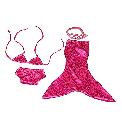GIVBRO Puppe Meerjungfrau Kleidung für 18 Zoll American Dolls Dress Up Kostüm Zubehör Badeanzug Bikini Outfits Dekorationen (#A) von GIVBRO