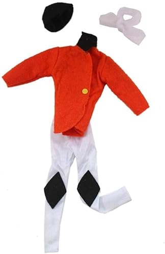 GIVBRO Puppe Reiten Kleidung für 11,5 Zoll Mädchen Puppe - Hut Schal Mantel Hosen Outfits Kostüm Zubehör von GIVBRO