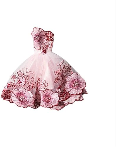 GIVBRO Puppenkleidung Prinzessin Kleider Outfits - Abendkleid Spitzenkleid Kostüm Kleidung Zubehör für 11,5 Zoll Puppe von GIVBRO