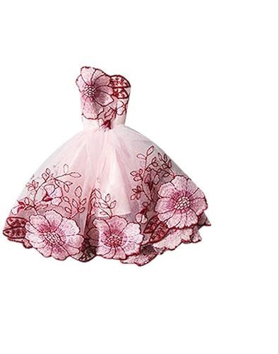 GIVBRO Puppenkleidung Prinzessin Kleider Outfits - Abendkleid Spitzenkleid Kostüm Kleidung Zubehör für 11,5 Zoll Puppe von GIVBRO