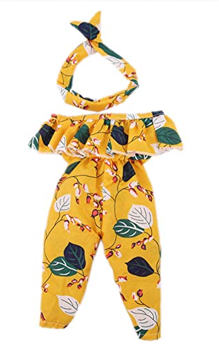 GIVBRO Puppenkleidung Strampler Overall Stirnband Outfit Kleidung Set für 45,7 cm American Doll Girl Puppe Anzug Zubehör GIVBRO Puppenkleidung Strampler Overall Stirnband Outfit Kleidung Set für 45,7 cm American Doll Girl Puppe Anzug Zubehör von GIVBRO
