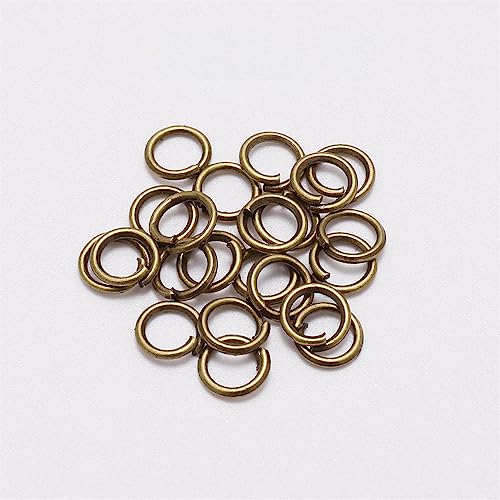 GIVBRO Schlüsselringe, 200 Stück, Metall-Spaltringe, runde Biegeringe, kleine Schlüsselringe, Verbindungsstücke für Schlüsselanhänger, DIY, Handwerk, Schmuckherstellung, Bronze GIVBRO Schlüsselringe, 200 Stück, Metall-Spaltringe, runde Biegeringe, kleine Schlüsselringe, Verbindungsstücke für Schlüsselanhänger, DIY, Handwerk, Schmuckherstellung, Bronze von GIVBRO
