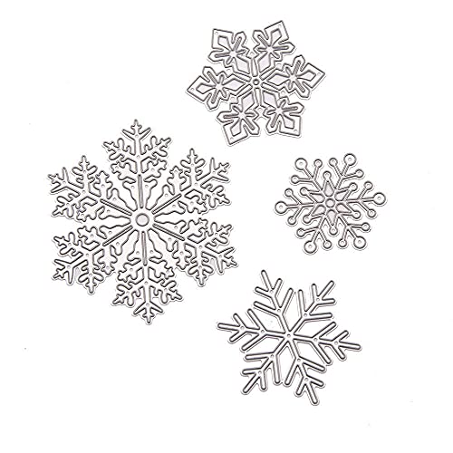 GIVBRO Schneeflocke Stanzformen Weihnachten Metall Stanzformen Prägeschablone DIY Handwerk Werkzeuge für Scrapbooking Dekoration (#C GIVBRO Schneeflocke Stanzformen Weihnachten Metall Stanzformen Prägeschablone DIY Handwerk Werkzeuge für Scrapbooking Dekoration (#C von GIVBRO