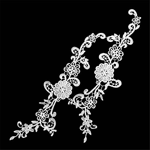 GIVBRO Spitzenapplikation, Stickerei, Blumenkragen, Aufnäher, Verzierung, Nähen, Basteln, Hochzeit, Brautkleid, DIY, Kostüm, Kleidung, Stil 047 GIVBRO Spitzenapplikation, Stickerei, Blumenkragen, Aufnäher, Verzierung, Nähen, Basteln, Hochzeit, Brautkleid, DIY, Kostüm, Kleidung, Stil 047 von GIVBRO