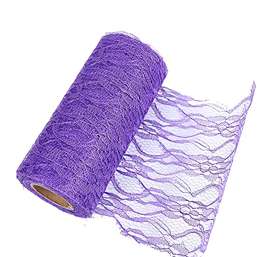 GIVBRO Spitzenbänder, ausgehöhlte Fransenborte für Hochzeit, Weihnachten, Dekoration, Basteln, Kostüm-Zubehör, Lila, 9 Meter GIVBRO Spitzenbänder, ausgehöhlte Fransenborte für Hochzeit, Weihnachten, Dekoration, Basteln, Kostüm-Zubehör, Lila, 9 Meter von GIVBRO