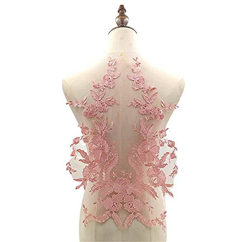 GIVBRO Spitzenkragen Nähen Tüll Patch Pfingstrose bestickte Applikation Fake Kragen für Kleid Hemd DIY Kunst Kostüm Zubehör Hellrosa GIVBRO Spitzenkragen Nähen Tüll Patch Pfingstrose bestickte Applikation Fake Kragen für Kleid Hemd DIY Kunst Kostüm Zubehör Hellrosa von GIVBRO