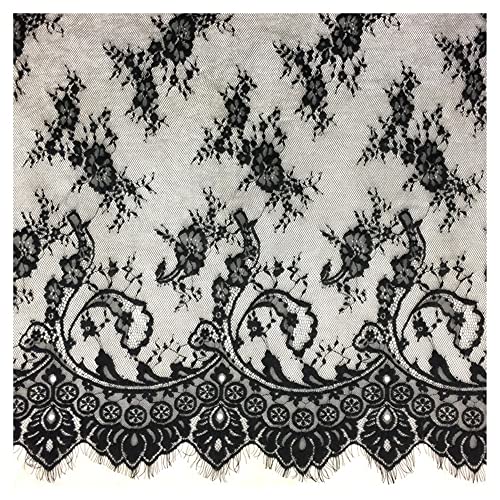 GIVBRO Spitzenstoff, bestickt, Blumenmuster, Gurtband, Applikation, für Brautkleid, Kleidung, Vorhang, Tischläufer von GIVBRO