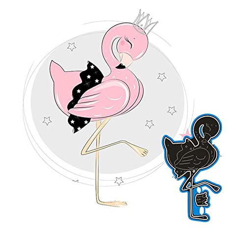 GIVBRO Stanzformen Flamingo Stanzschablone Scrapbooking Prägeschablone Kartenherstellung Schablone DIY Kunst Form (#B) von GIVBRO