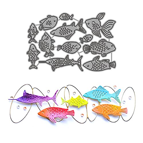 GIVBRO Stanzformen Werkzeuge Fisch Metall gestanzt Scrapbook Prägeschablone Form für DIY Handwerk Grußkarten Herstellung GIVBRO Stanzformen Werkzeuge Fisch Metall gestanzt Scrapbook Prägeschablone Form für DIY Handwerk Grußkarten Herstellung von GIVBRO