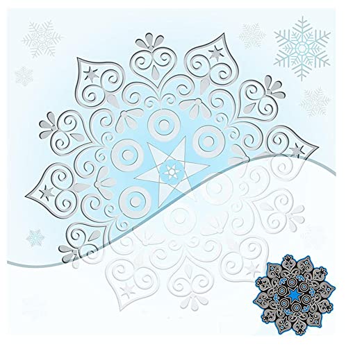 GIVBRO Stanzschablone Mandala Blume Stanzform Kartenherstellung Schablone Prägeschablone Scrapbooking DIY Kunst Form (#D) von GIVBRO