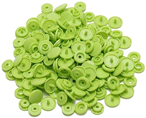 GIVBRO T5 Druckknöpfe aus Kunststoff, für Bastelarbeiten, Kleidung, Windeln, Lätzchen, handgefertigt, Grün, 100 Stück GIVBRO T5 Druckknöpfe aus Kunststoff, für Bastelarbeiten, Kleidung, Windeln, Lätzchen, handgefertigt, Grün, 100 Stück von GIVBRO
