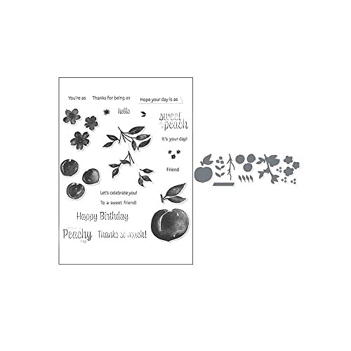 GIVBRO Transparente Geburtstags-Stempel, Aufkleber, Stanzform, Blumenmuster, Schablone, Siegel, Prägeschablone, Scrapbooking, Bastelwerkzeug, Fotoalbum, Dekoration GIVBRO Transparente Geburtstags-Stempel, Aufkleber, Stanzform, Blumenmuster, Schablone, Siegel, Prägeschablone, Scrapbooking, Bastelwerkzeug, Fotoalbum, Dekoration von GIVBRO