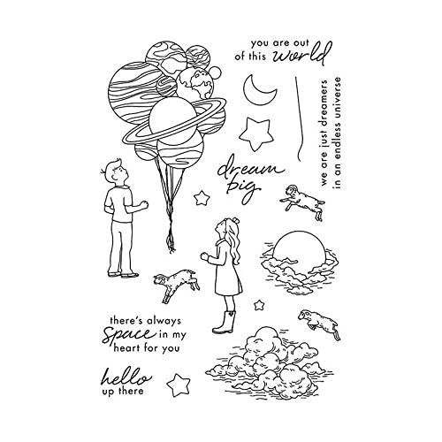GIVBRO Transparente Stempel Aufkleber Luftballons Jungen Mädchen Muster Schablone Siegel Silikon Prägeschablone Scrapbooking DIY Handwerk Werkzeug GIVBRO Transparente Stempel Aufkleber Luftballons Jungen Mädchen Muster Schablone Siegel Silikon Prägeschablone Scrapbooking DIY Handwerk Werkzeug von GIVBRO